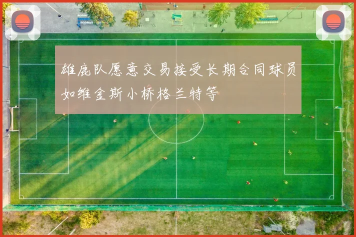 雄鹿队愿意交易接受长期合同球员如维金斯小桥格兰特等