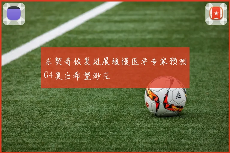 东契奇恢复进展缓慢医学专家预测G4复出希望渺茫